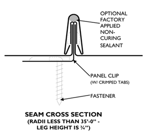 CRSS 10 Metal Roof Panel Less than 35 feet