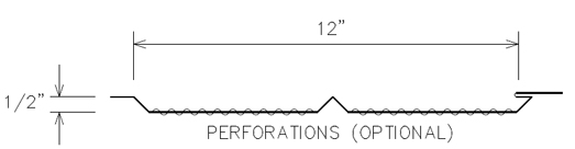 Vee Soffit Profile